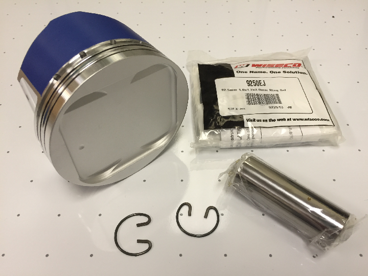 Enlarge Lateral/Wiseco Custom 2.1lt 92.5mm Stroker Forged Piston Kit, With Rings, & Up Rated Pins