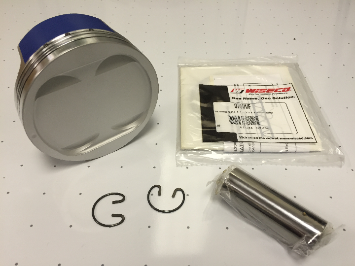 Enlarge Lateral/Wiseco Custom 2.2lt (22B) 97mm Forged Piston Kit, With Rings, & Up Rated Pins