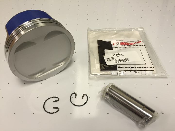 Enlarge Lateral/Wiseco Custom 2.2lt (22B) 97.5mm Forged Piston Kit, With Rings, & Up Rated Pins