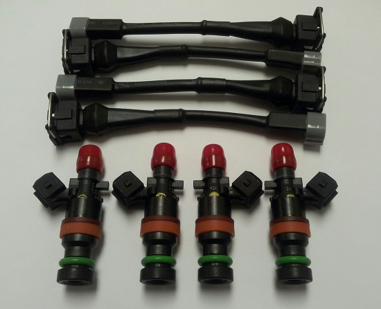 Enlarge BOSCH Injectors set c/w mating adapters