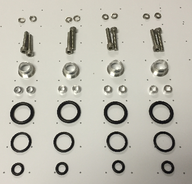 Injector Adapter Kit To Fit Phase Two Injectors, Into Phase one '93-'98  Rails