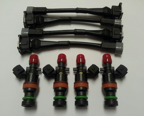 BOSCH Injectors set c/w mating adapters