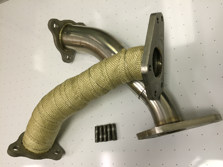 Pre-wrapped Exhaust Up Pipe- 'Trick Pipe'